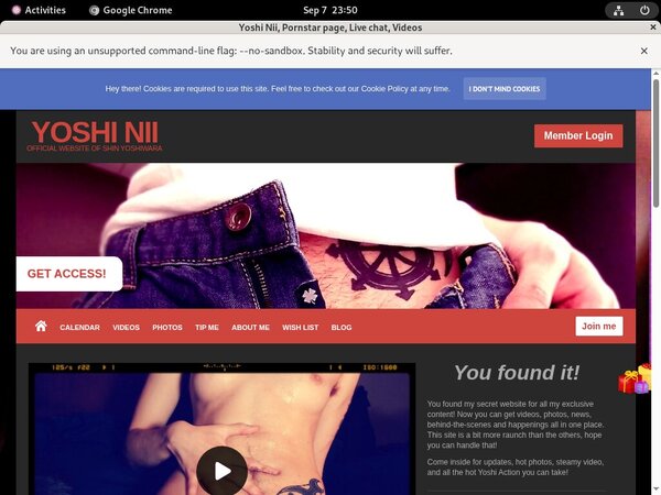 Yoshi Nii Buy Membership