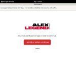 Alexlegend.com Active Password