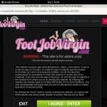 Foot Job Virgin Free Porn