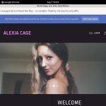 Free Alexia Cage Trial Membership
