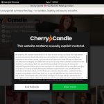 Get Inside Cherry Candle