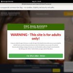Onemanbanned.tv Sign Up Page