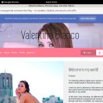 Sign Up For Valentinabiancox.com